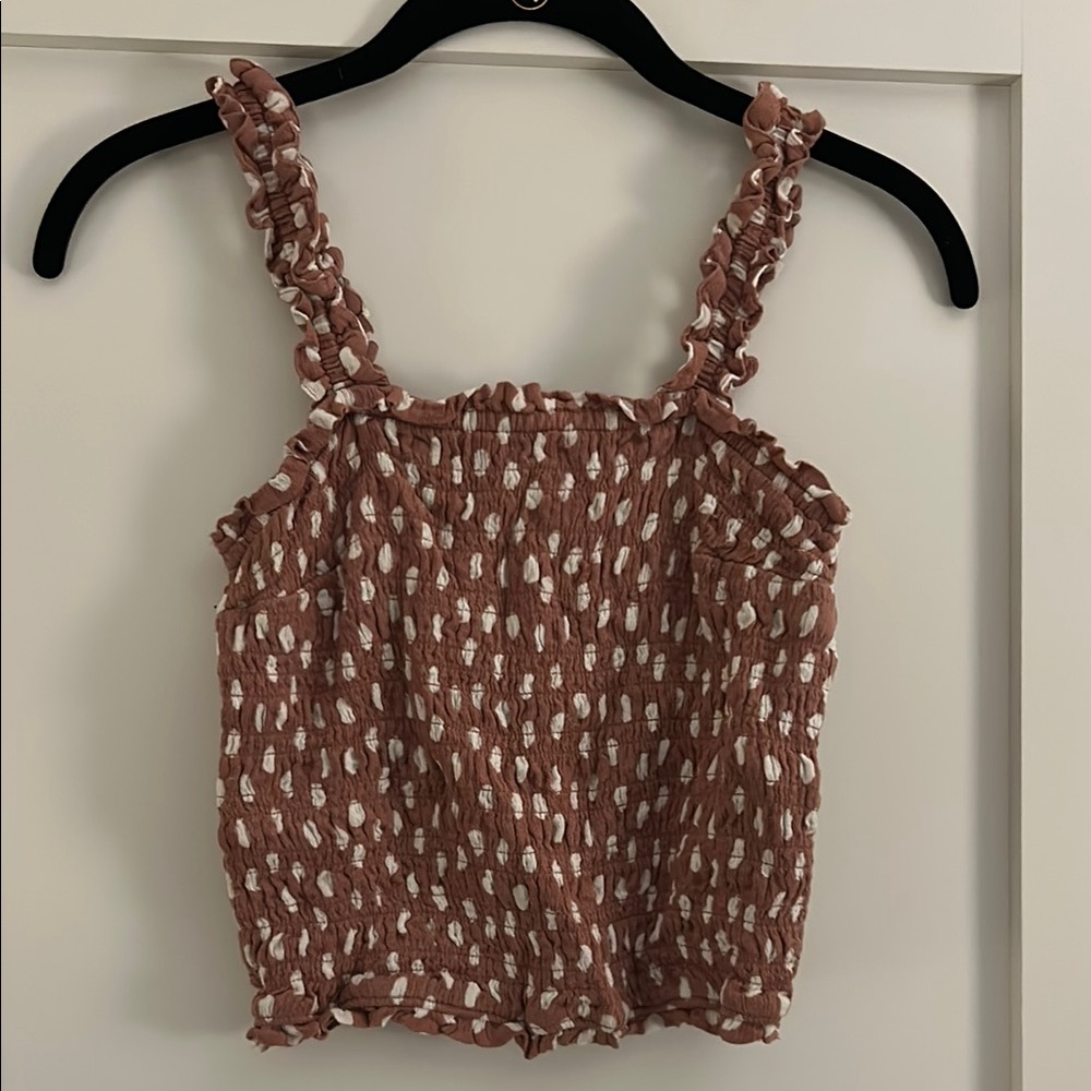 Abercrombie & Fitch Smocked Tank Top